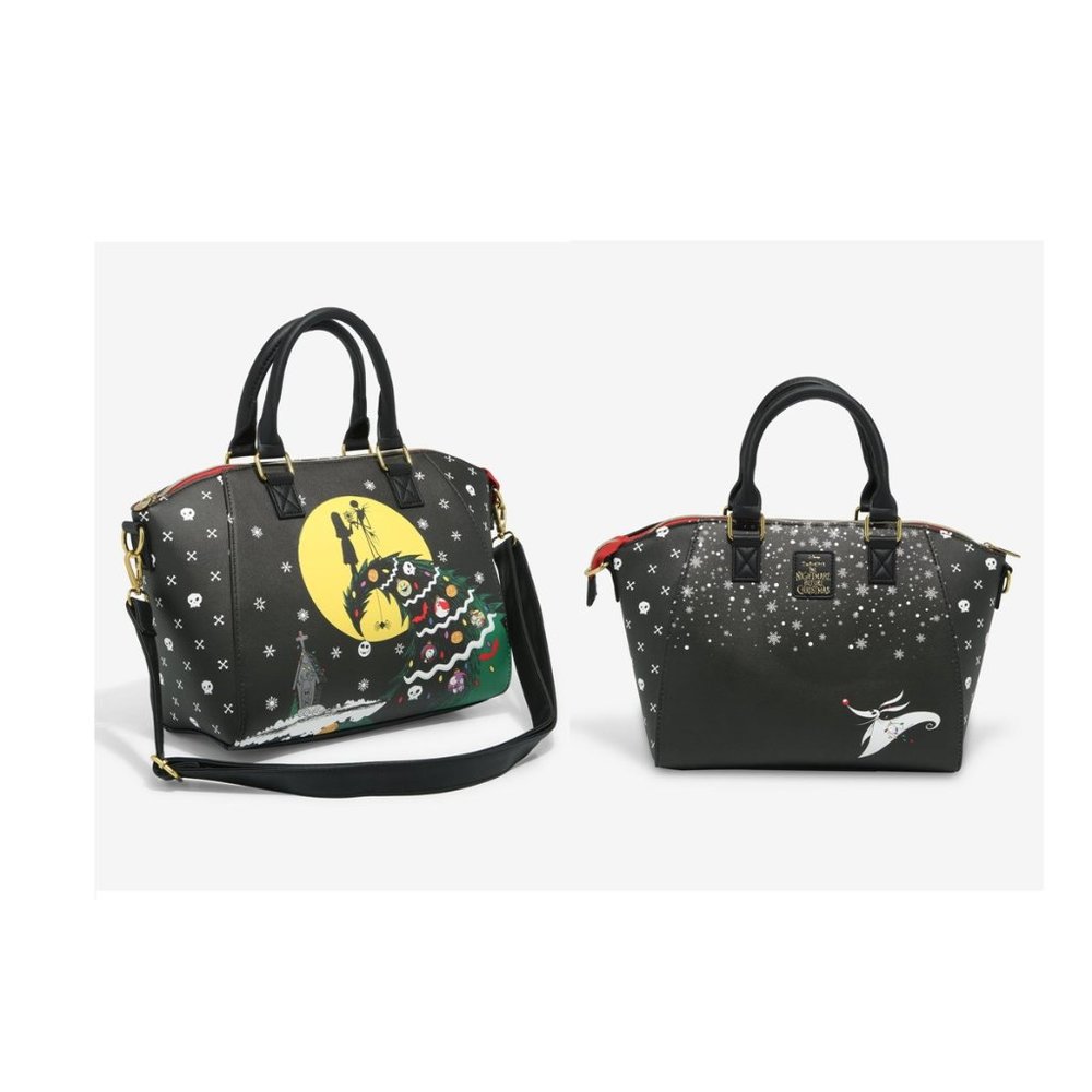 Loungefly The Nightmare Before Christmas Holiday Hill Satchel Bag